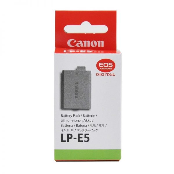 Bateria Recarregável LP E5 da Canon Rey Câmeras Copacabana