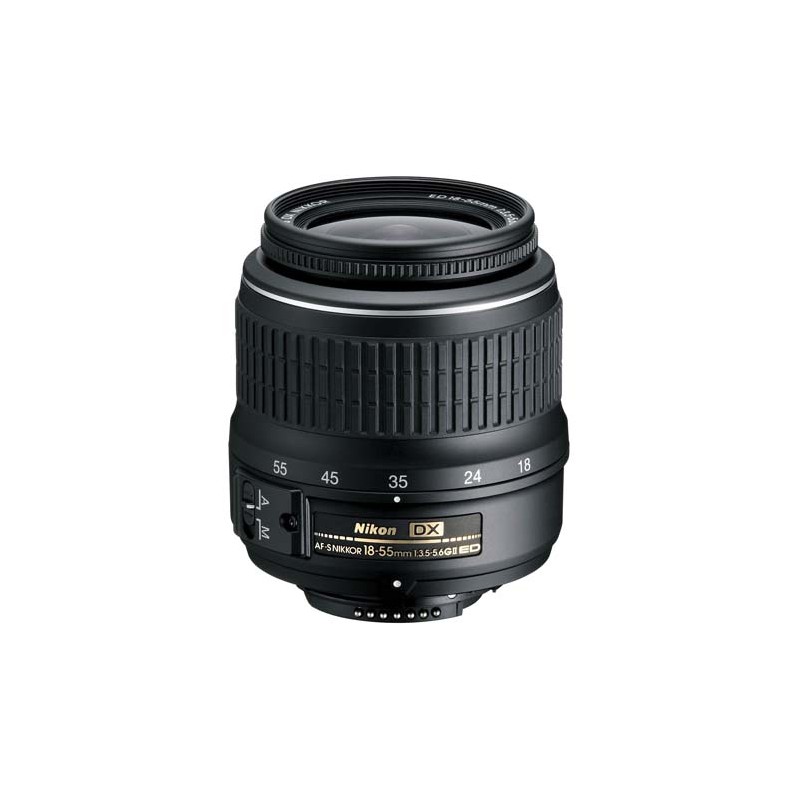 Lente Nikon AFS 18 55mm f 3.5 5.6G ED II DX VR - Rey Câmeras ...